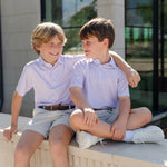 Will Boys' Performance Polo by LH Sport - Links Lavender outfit perfect for everyday wear