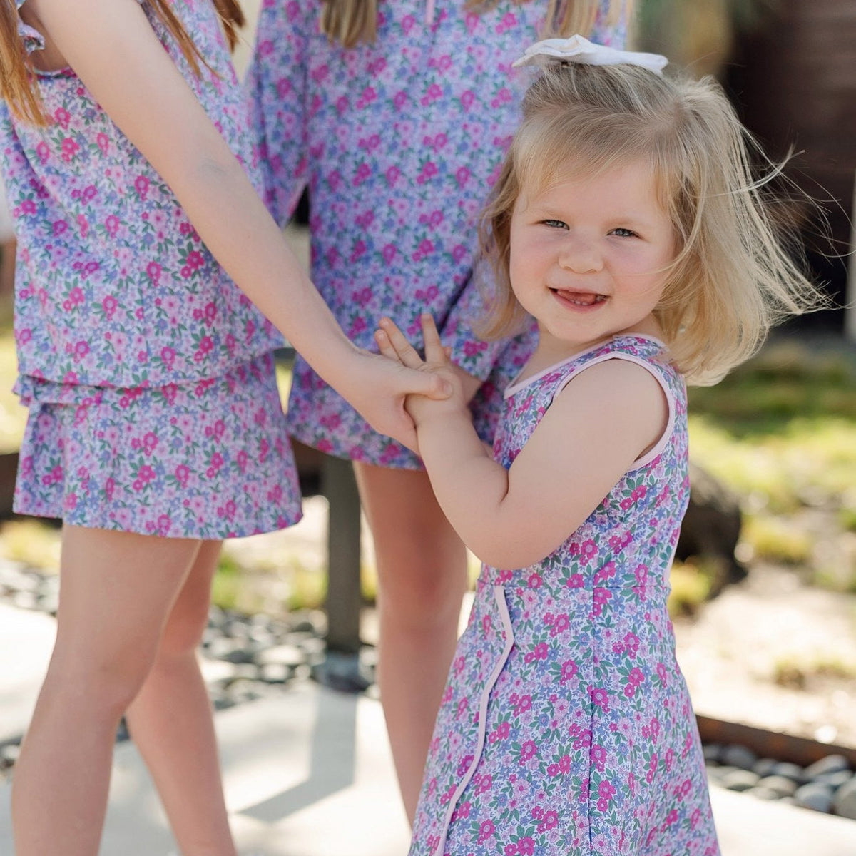 Taylor Girls' Performance Dress by LH Sport - Heirloom Floral outfit perfect for everyday wear