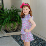 Margot Girls' Performance Skirt by LH Sport - Heirloom Floral outfit perfect for everyday wear