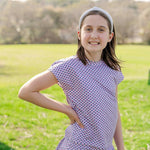 Sloane Girls' Short Sleeve Performance Top by LH Sport - Boho Flora Hot Pink Navy outfit perfect for everyday wear