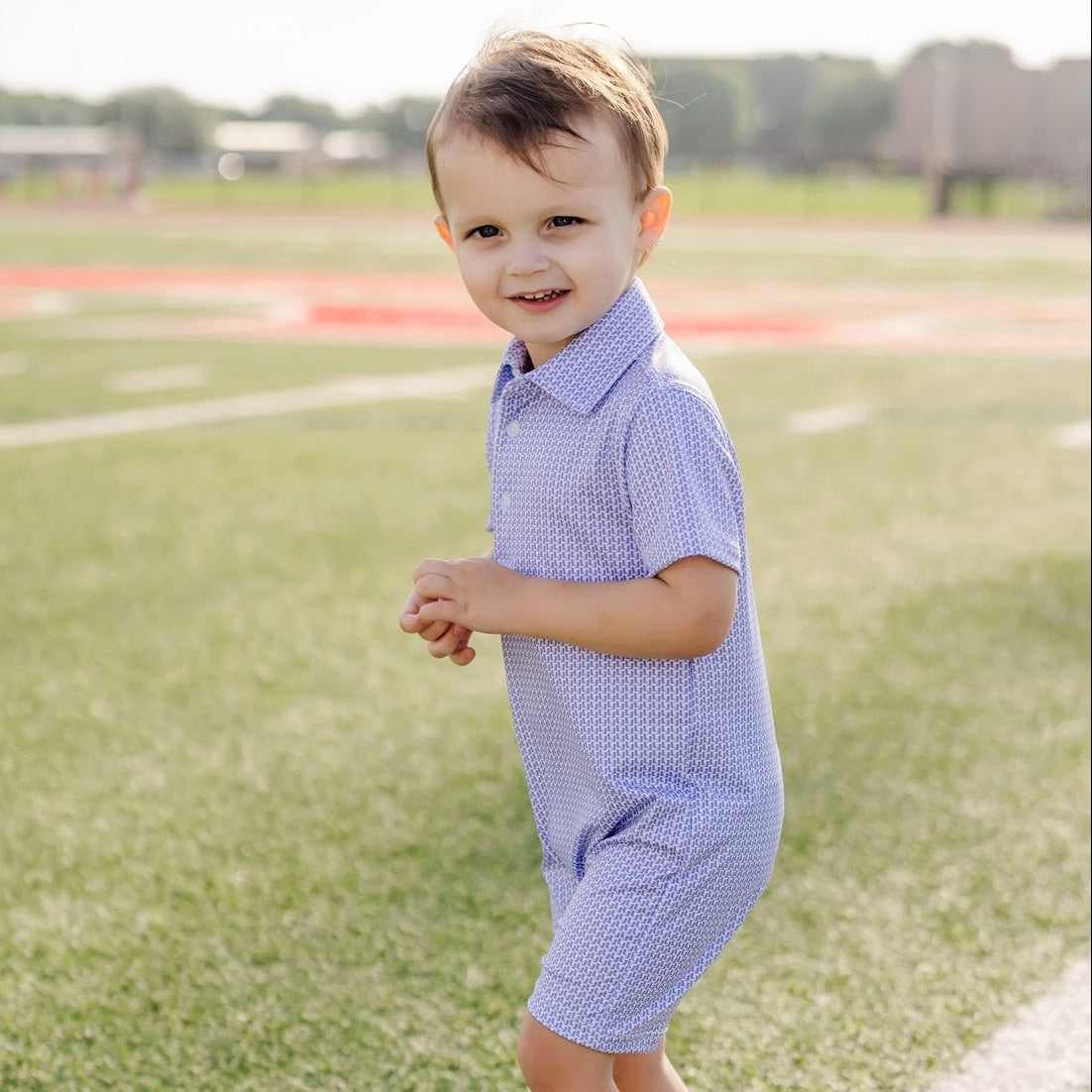 Austin Boys' Performance Shortall by LH Sport - Rambler Purple outfit perfect for everyday wear