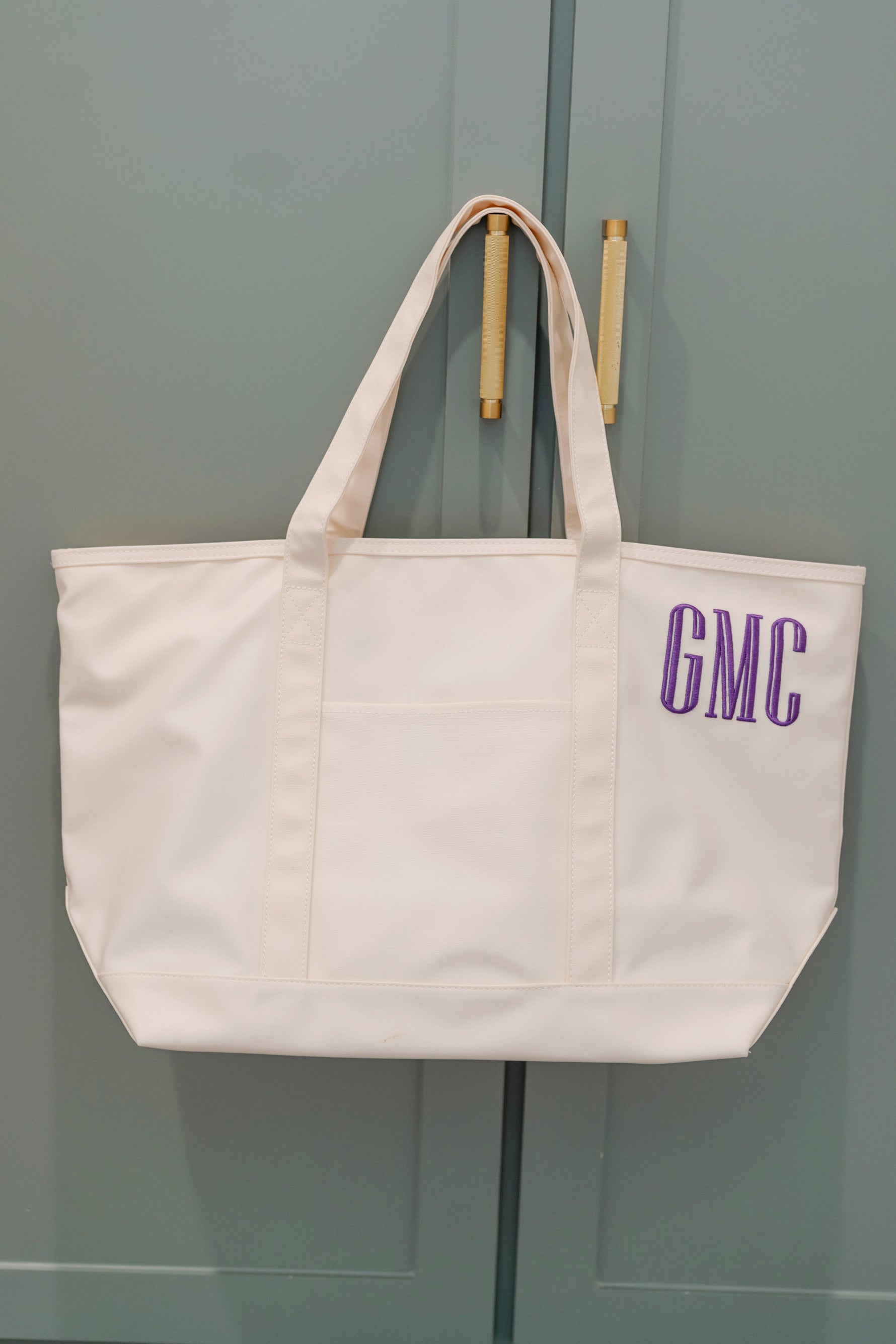 Buy Maxi Tote Coated Canvas Natural by TRVL Design kids clothing online