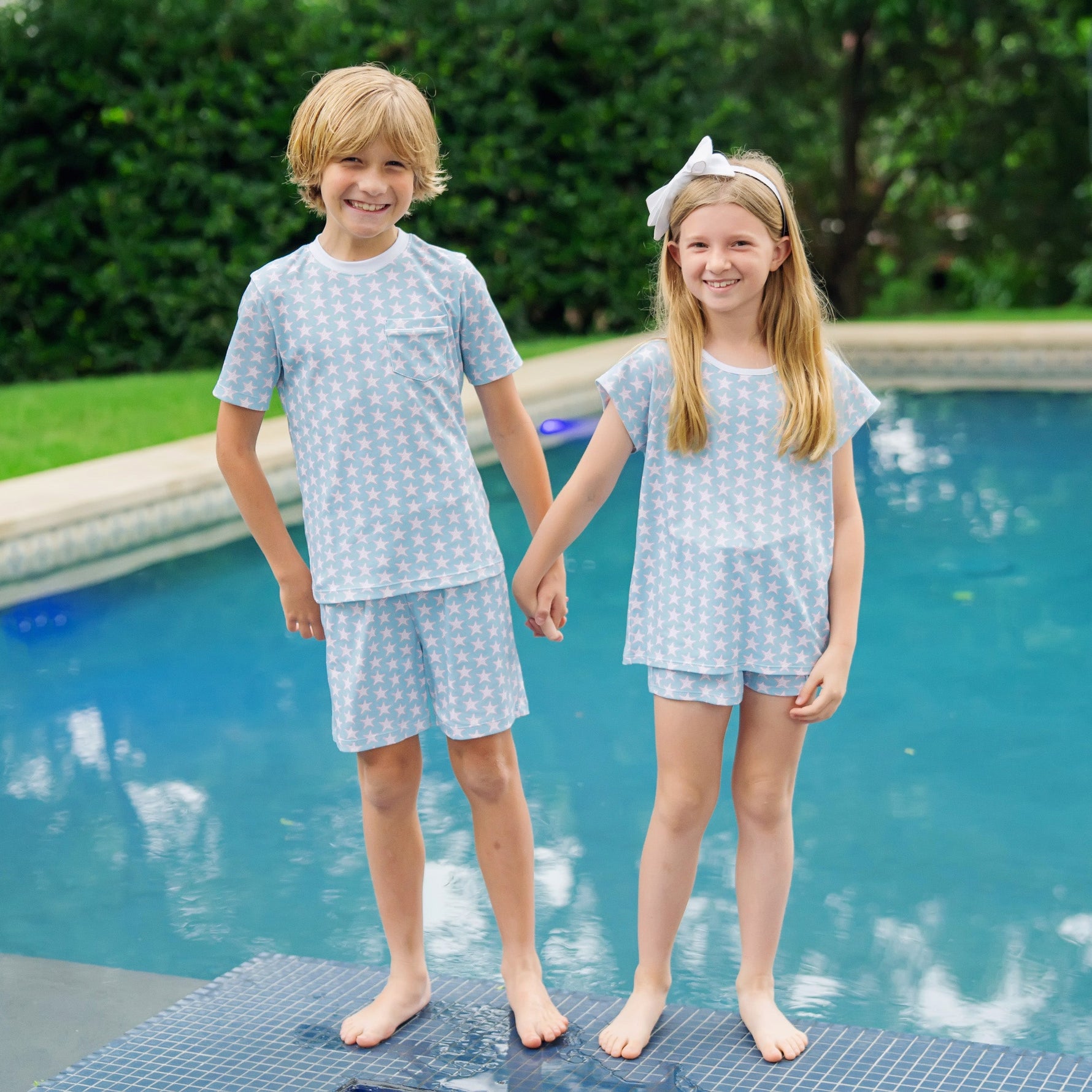 Charles Boys' Short Set - Seaside Starfish stylish kids outfit collection