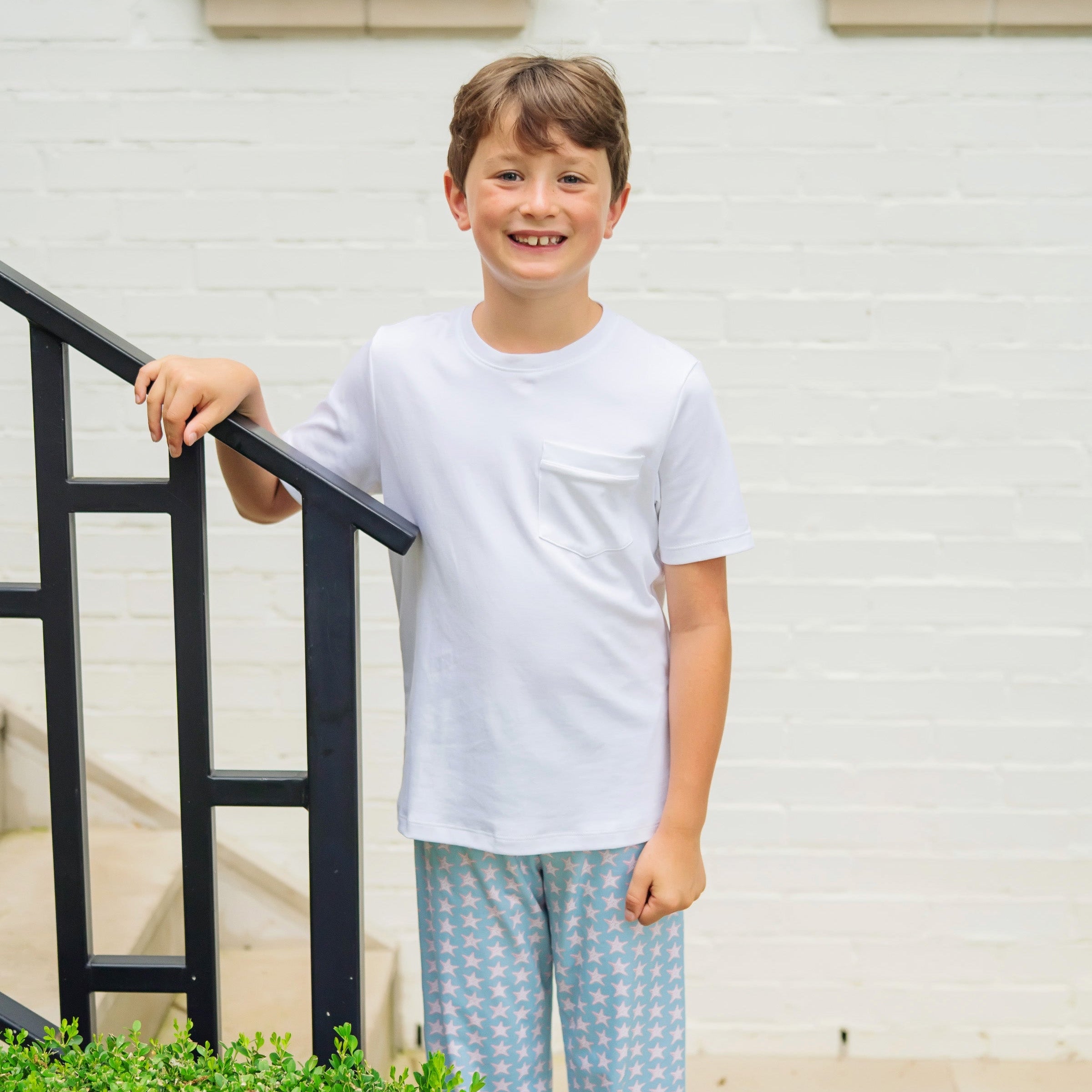 Beckett Boys' Hangout Pant - Seaside Starfish