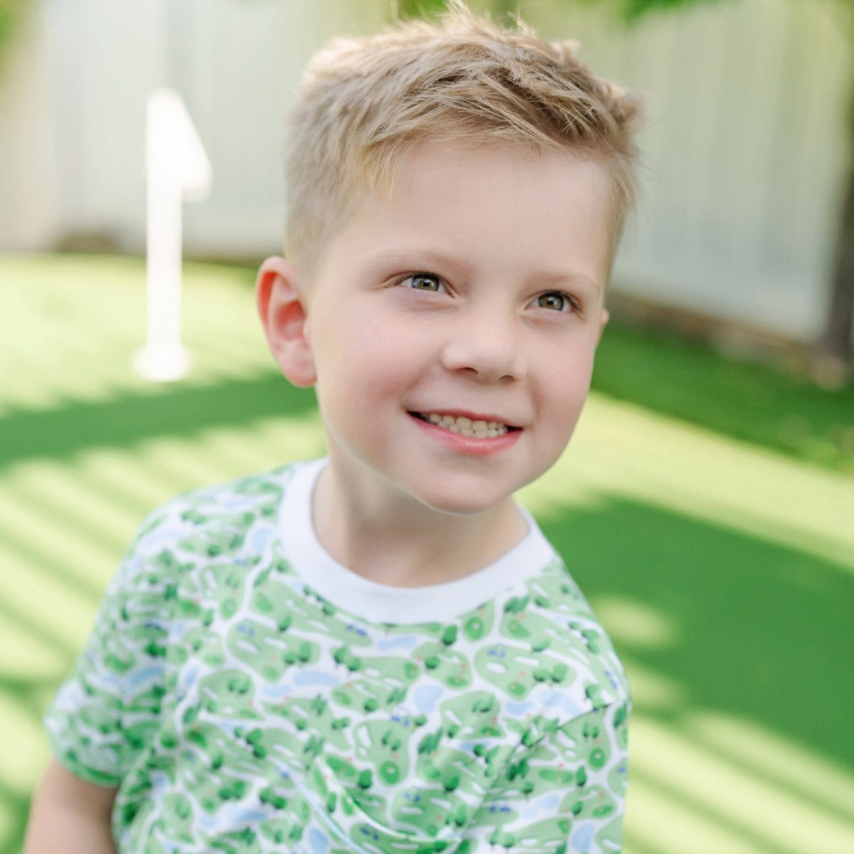 Charles Boys' Short Set - Par for the Course soft cotton kids fashion wear