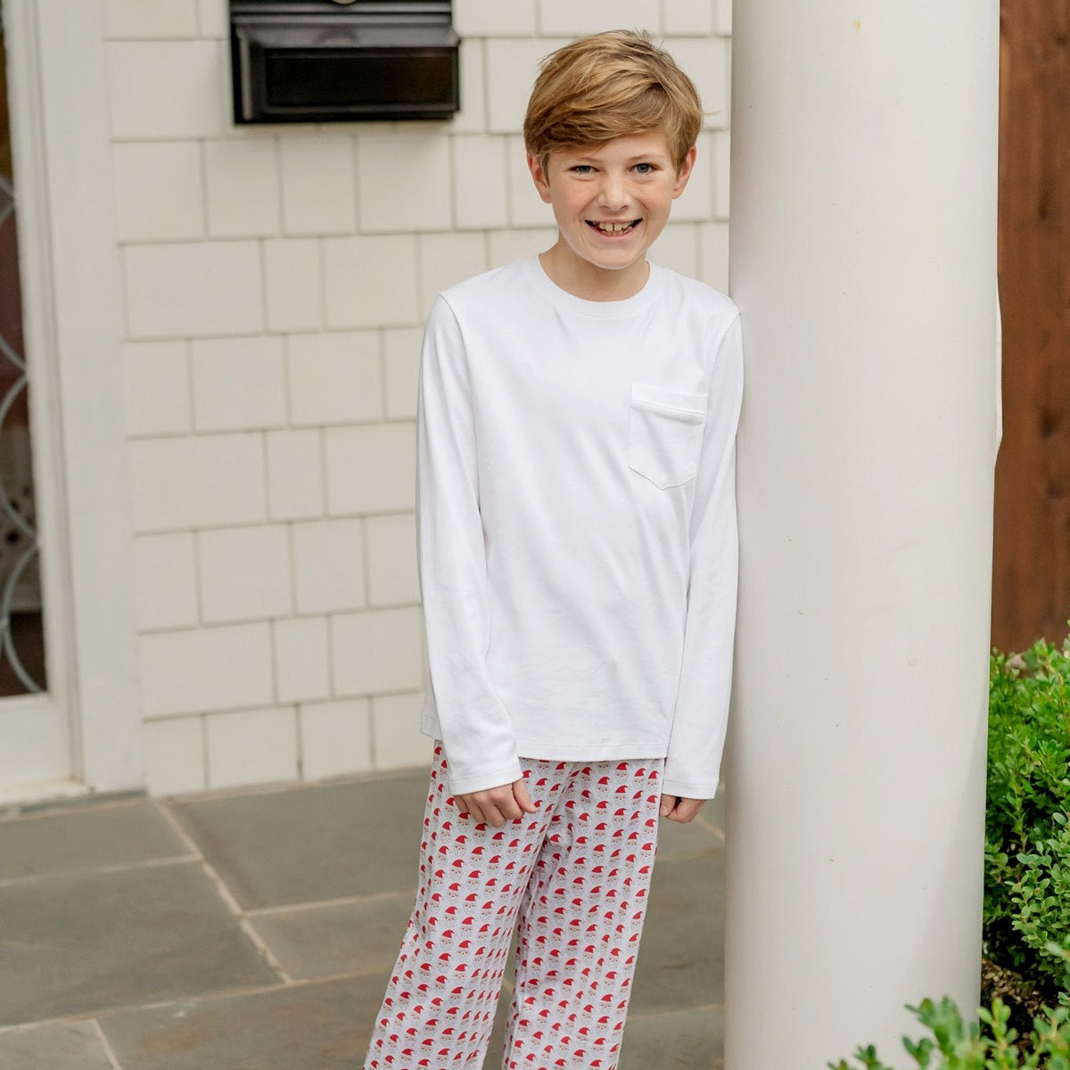 Beckett Boys' Hangout Pant - Whimsical Santa outfit perfect for everyday wear
