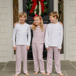Beckett Boys' Hangout Pant - Whimsical Santa soft cotton kids fashion wear