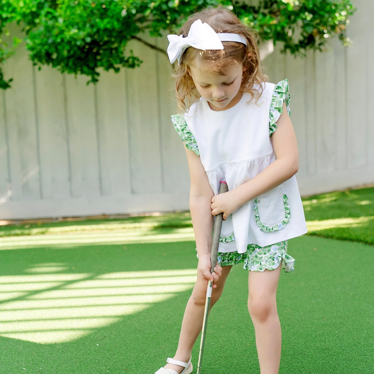 Gentry Girls' Short Set - Par For The Course outfit perfect for everyday wear