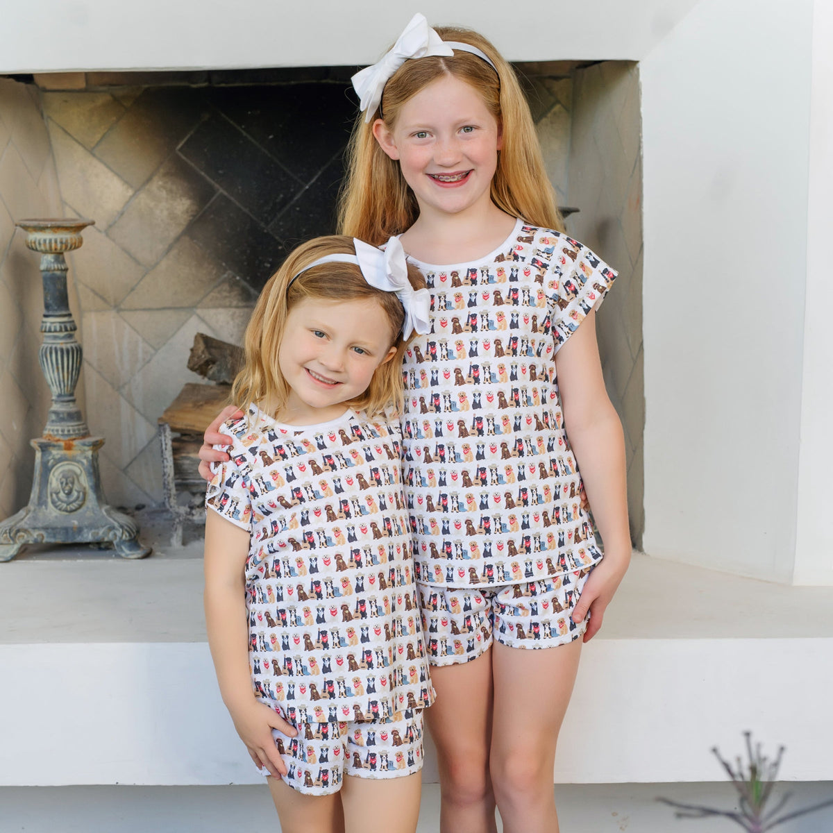 Emery Girls' Short Set - Western Pups outfit perfect for everyday wear