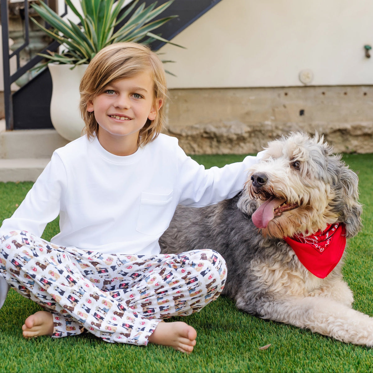 Beckett Boys' Hangout Pant - Western Pups outfit perfect for everyday wear