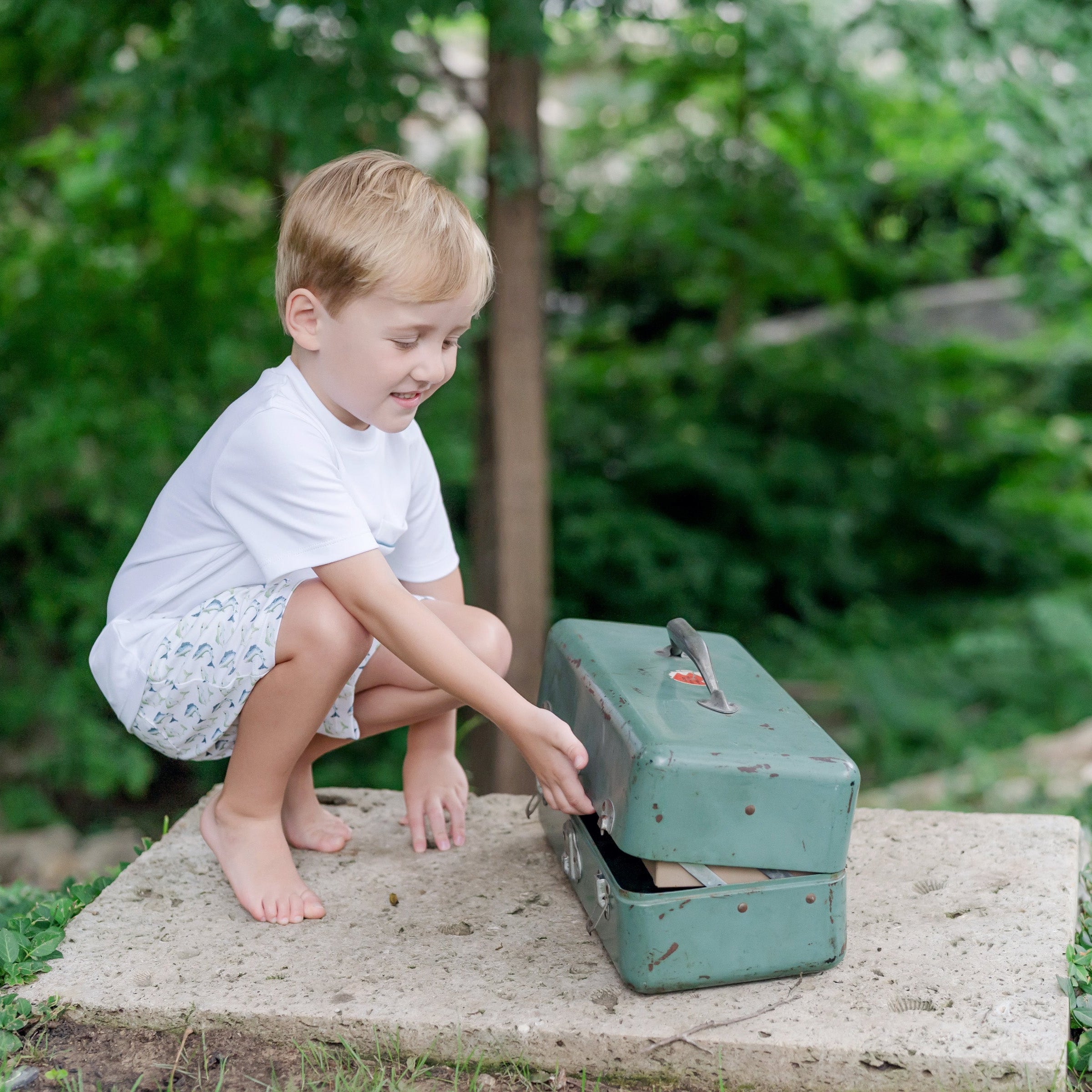Walker Boys' Short Set - Jumping Trout