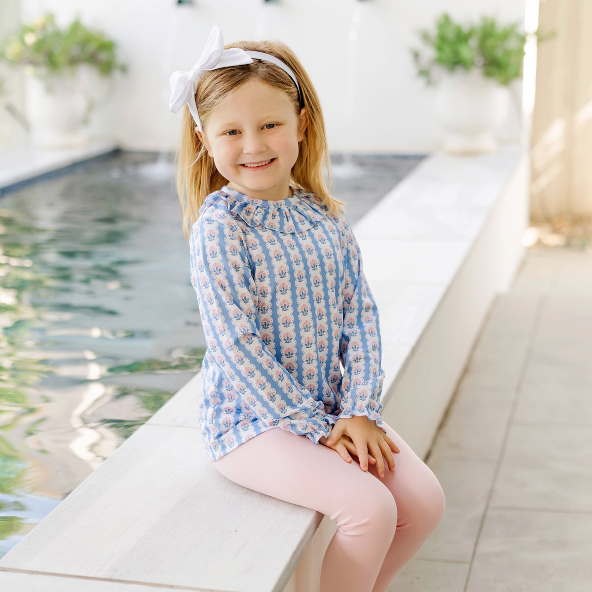 Lulu Girls' Legging Set - Harvest Ribbon Floral outfit perfect for everyday wear