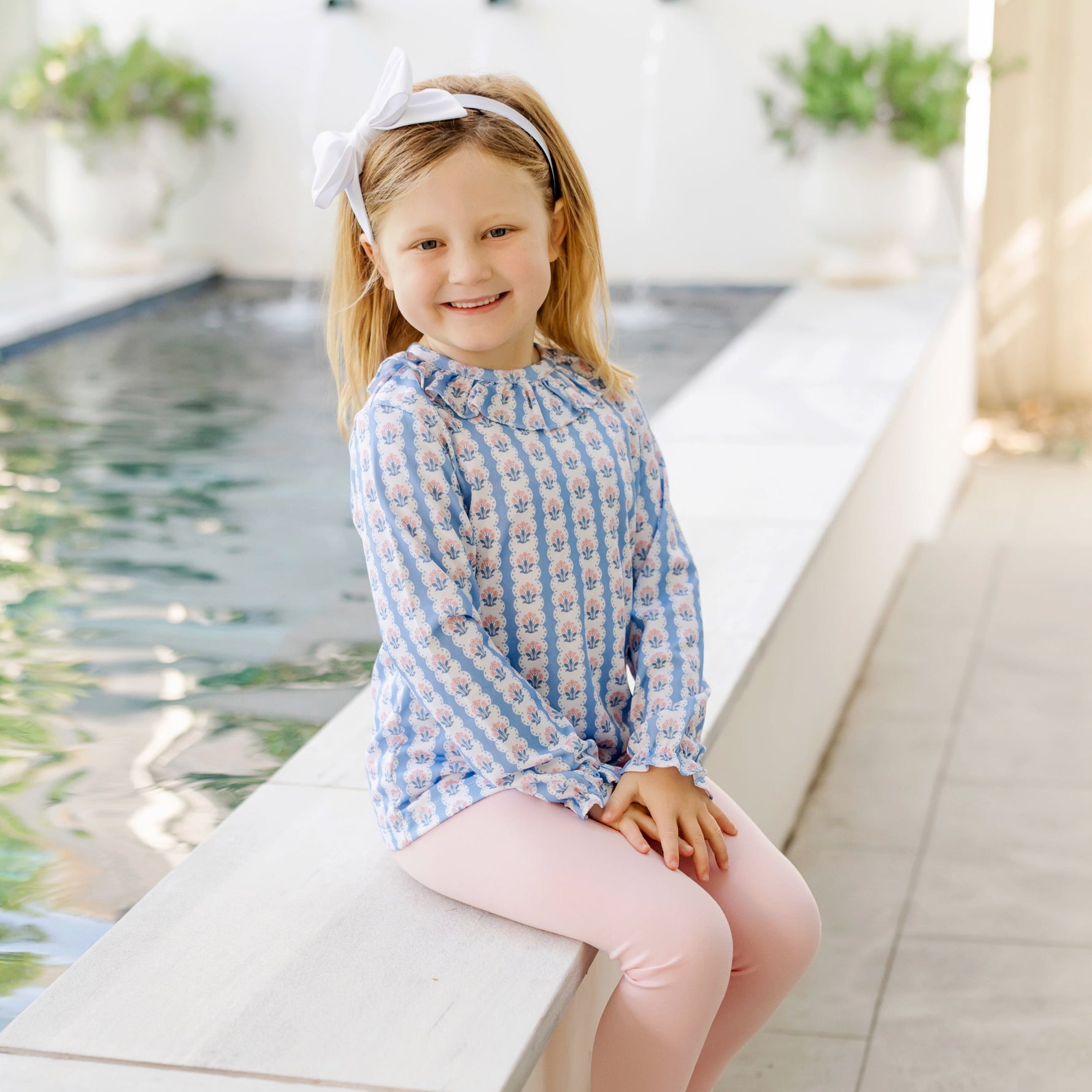 Lulu Girls' Legging Set - Harvest Ribbon Floral outfit perfect for everyday wear