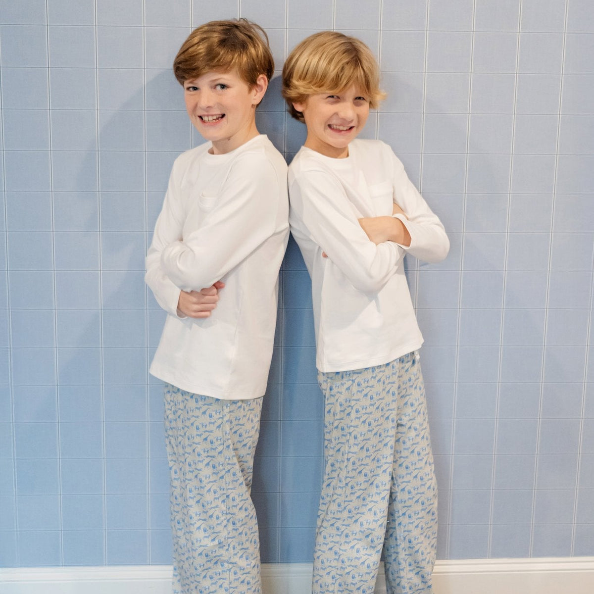 Beckett Boys' Hangout Pant - Blue Savanna Safari outfit perfect for everyday wear