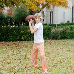 Beckett Boys' Hangout Pant - Pep Rally Orange outfit perfect for everyday wear