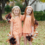 Emery Girls' Short Set - Pep Rally Orange outfit perfect for everyday wear