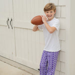 Beckett Boys' Hangout Pant - Pep Rally Purple outfit perfect for everyday wear