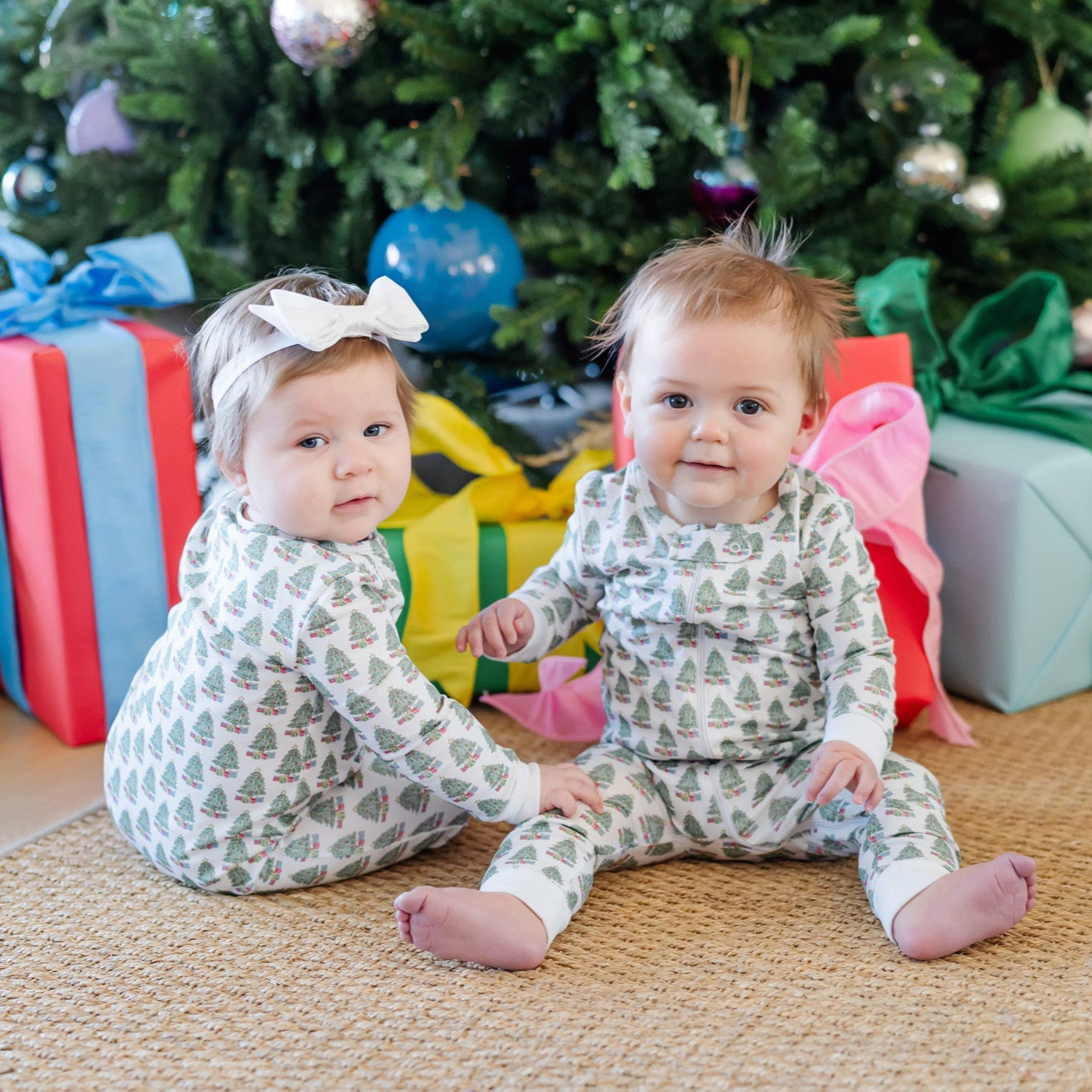 Parker Zipper Pajama - Under the Christmas Tree stylish kids outfit collection