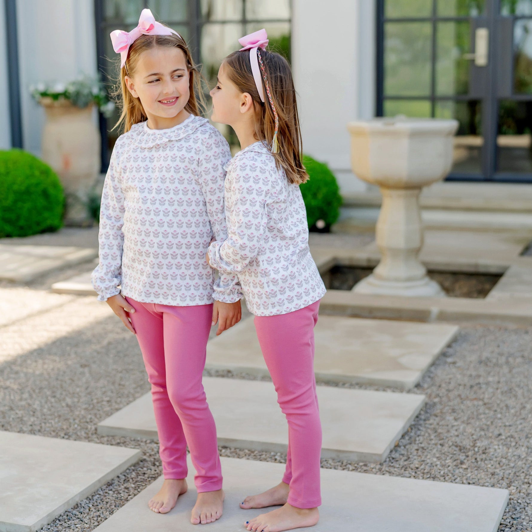 Buy Lulu Girls' Legging Set Berkshire Batik Floral kids clothing online