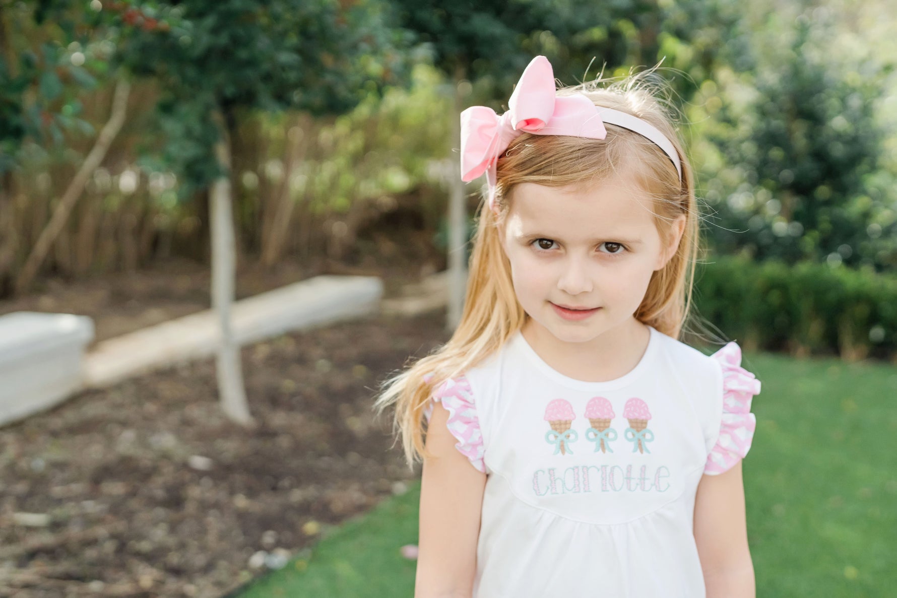 Headband Bow by The Bow Next Door - Light Pink dress for girls premium quality