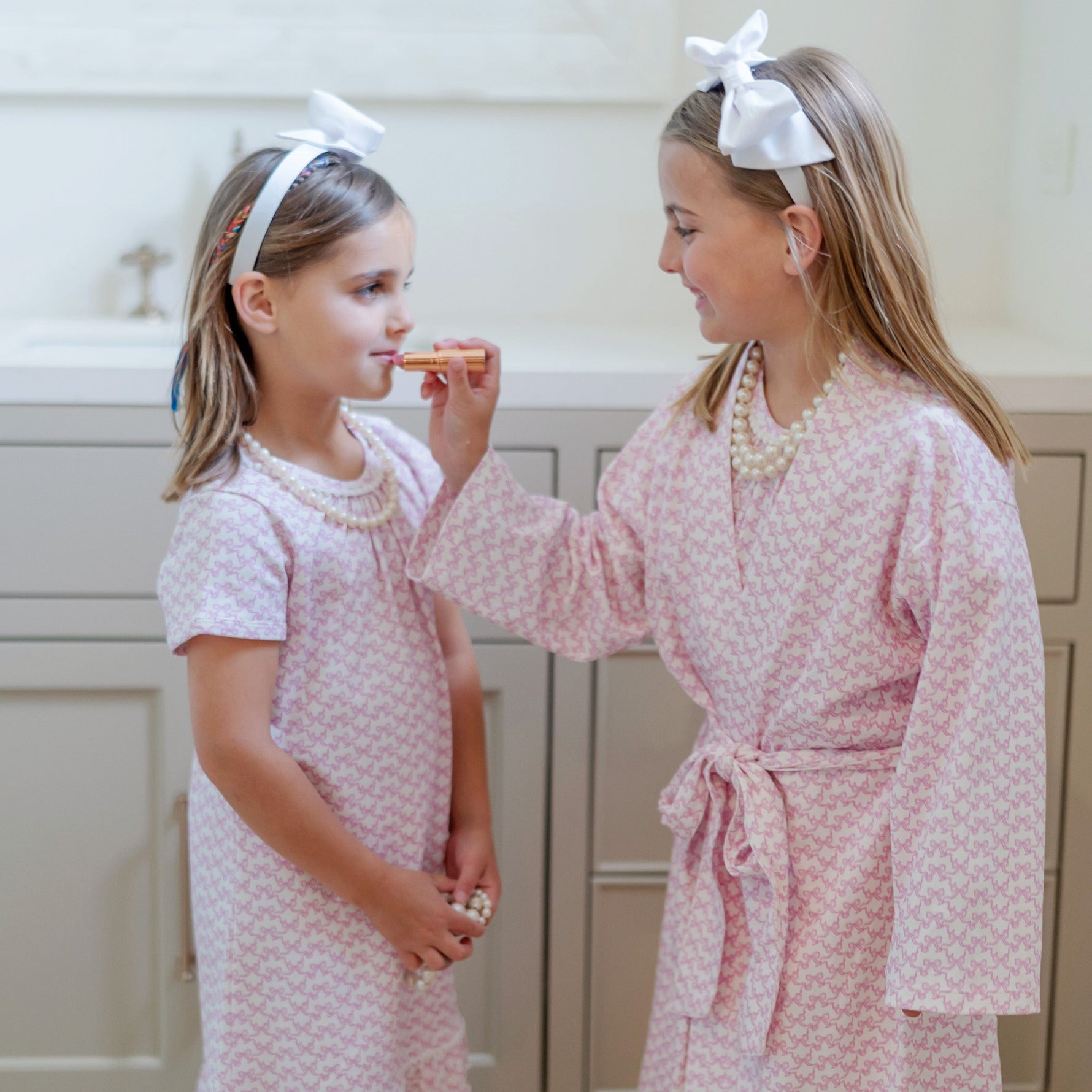 Camden Girls' Dress Pretty Pink Bows designer outfit for kids
