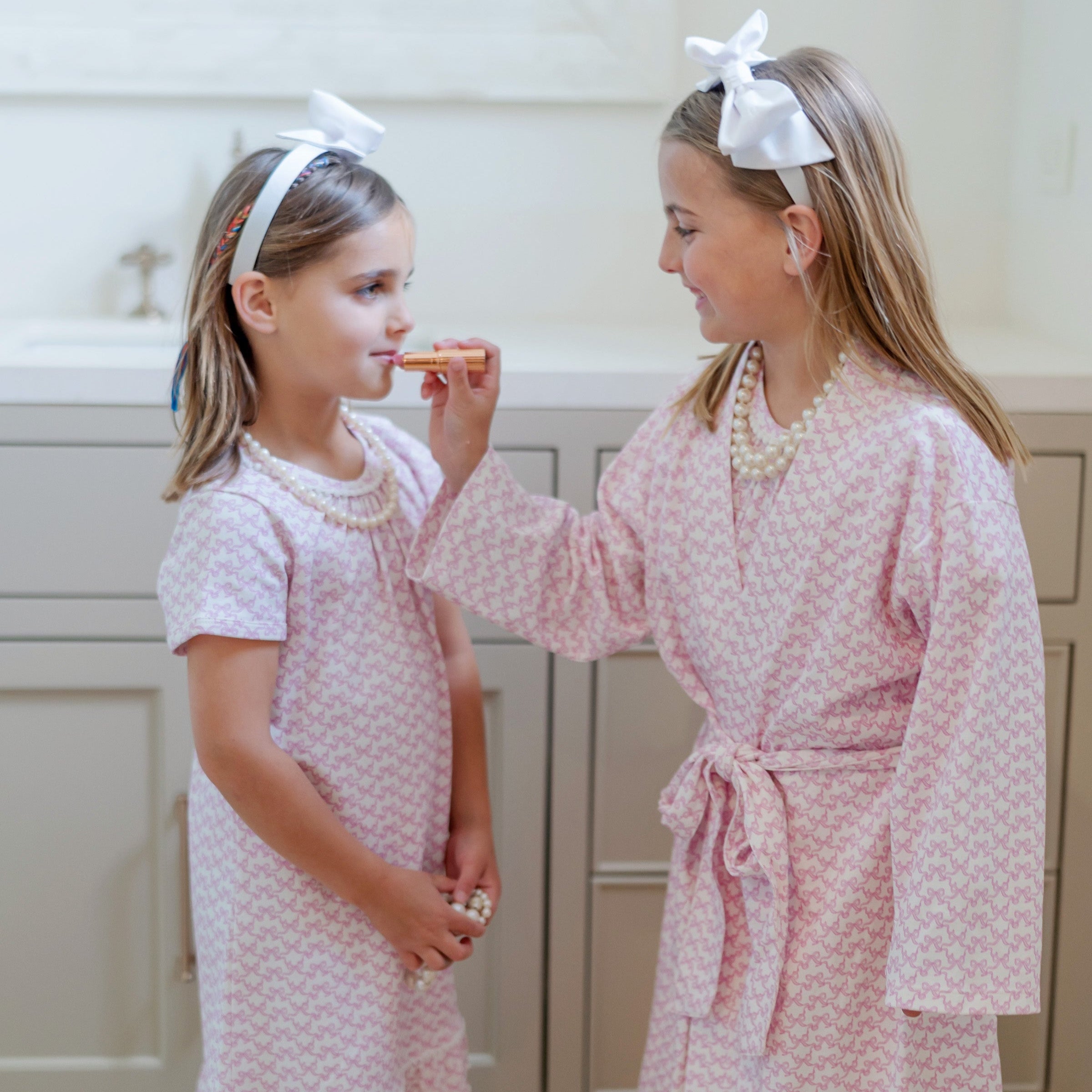 Camden Girls' Dress - Pretty Pink Bows
