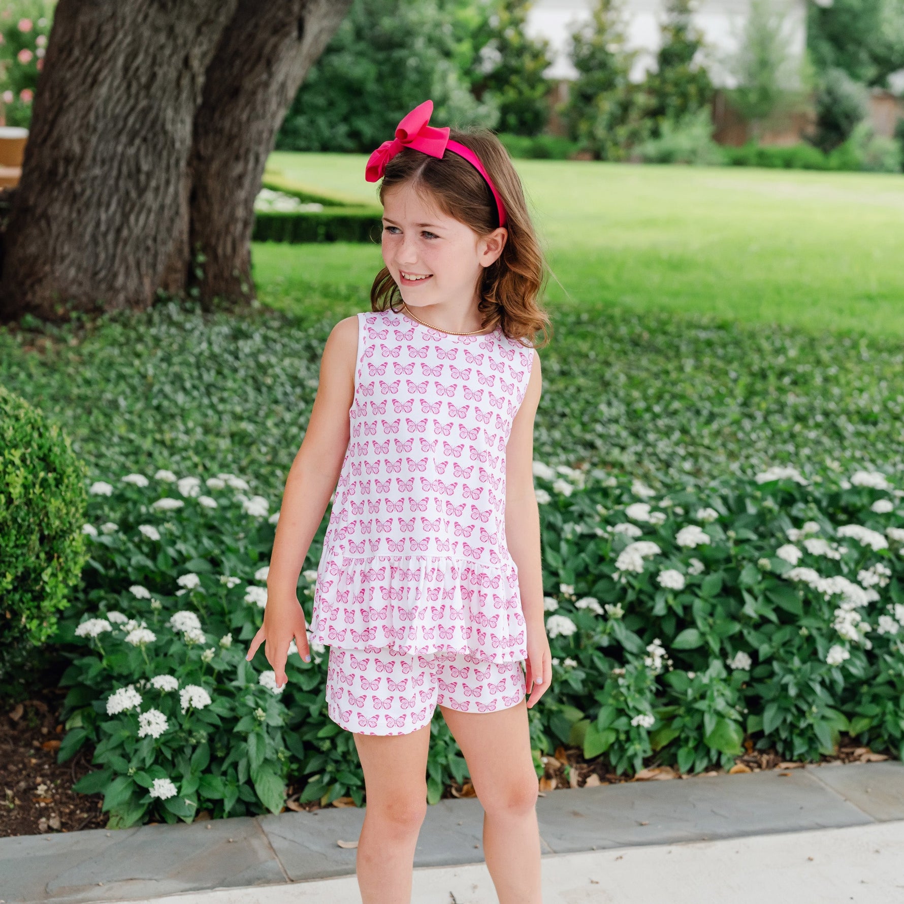 Buy Poppy Girls' Short Set - Cartie Butterflies kids clothing online