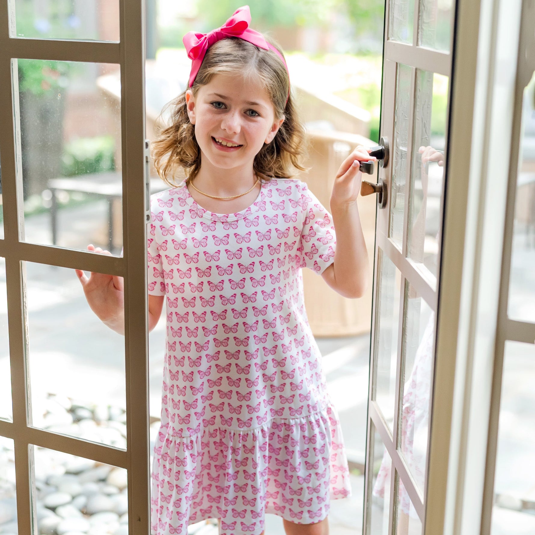 Lottie Girls' Dress - Cartie Butterflies stylish kids outfit collection