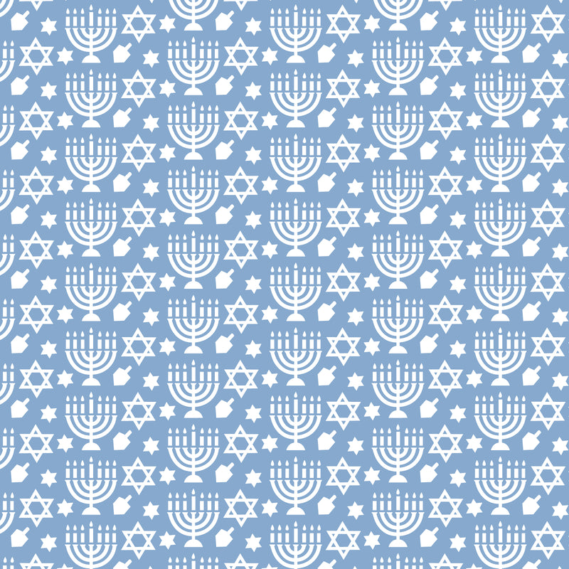 SALE Alden Girls' Pima Cotton Pajama Pant Set - Happy Hanukkah
