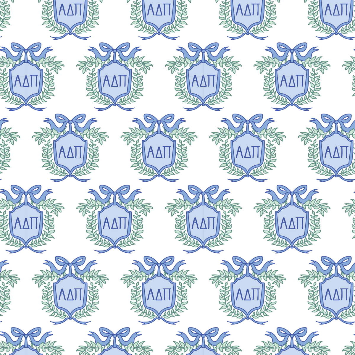 Laney Women's Pima Cotton Pajama Pant Set - Alpha Delta Pi Crest stylish kids outfit collection