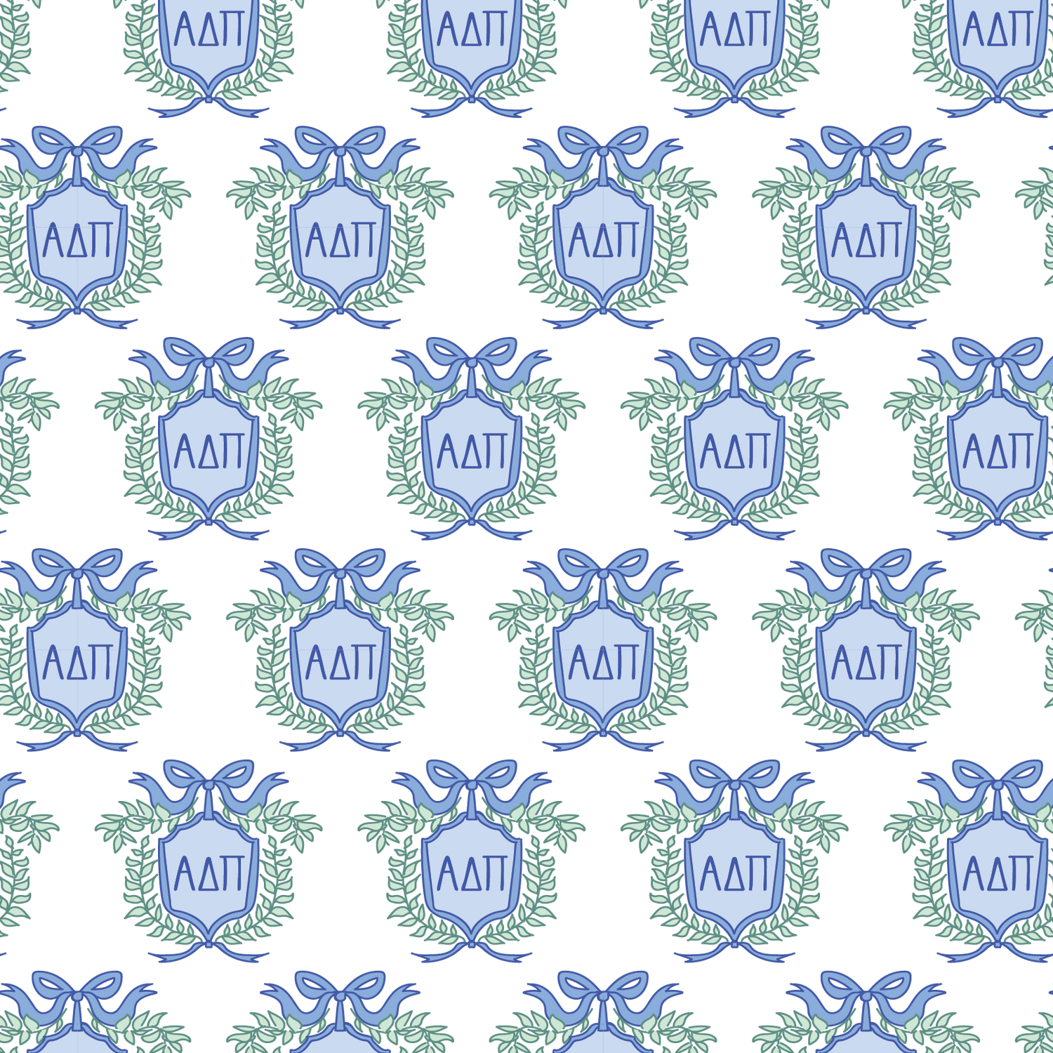 Laney Women's Pima Cotton Pajama Pant Set - Alpha Delta Pi Crest