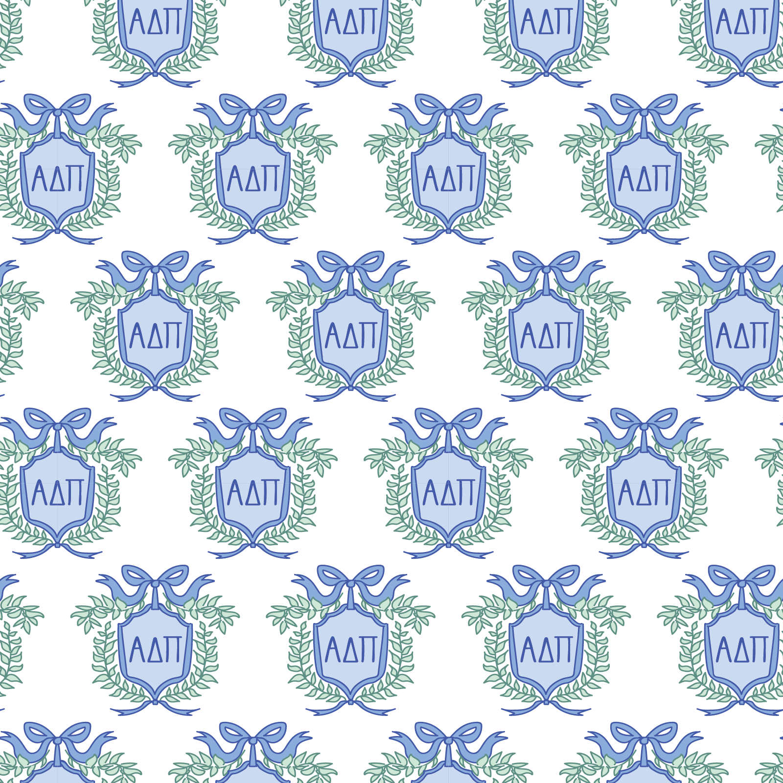 Laney Women's Pima Cotton Pajama Pant Set - Alpha Delta Pi Crest stylish kids outfit collection