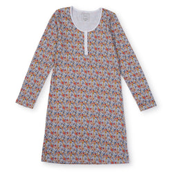 SALE Ann Women's Longsleeve Nightgown - Falling For Floral