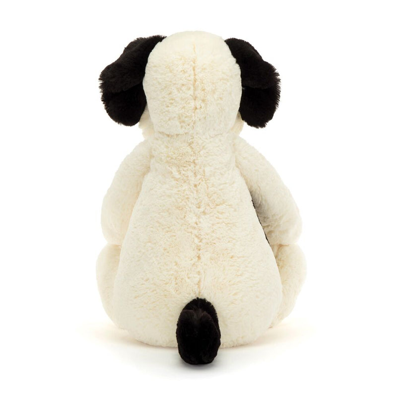 Bashful Black and Cream Puppy Really Big by Jellycat