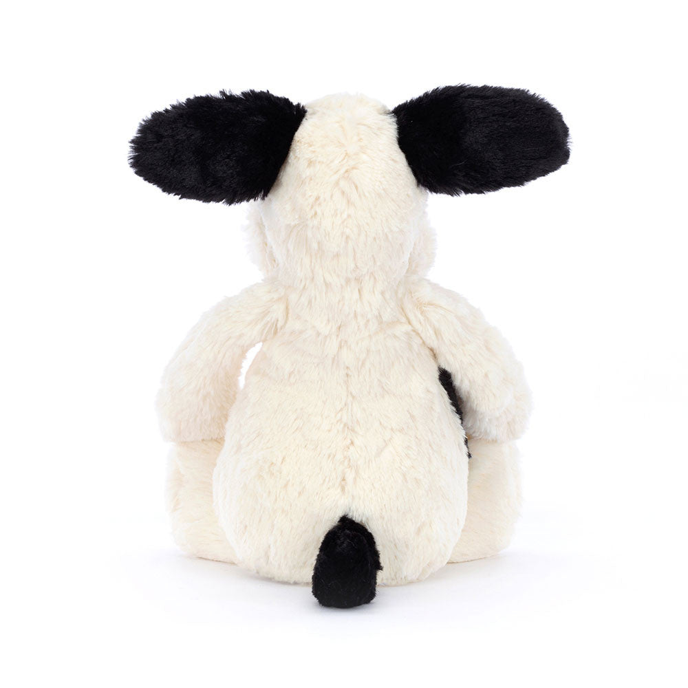 Bashful Black and Cream Puppy by Jellycat