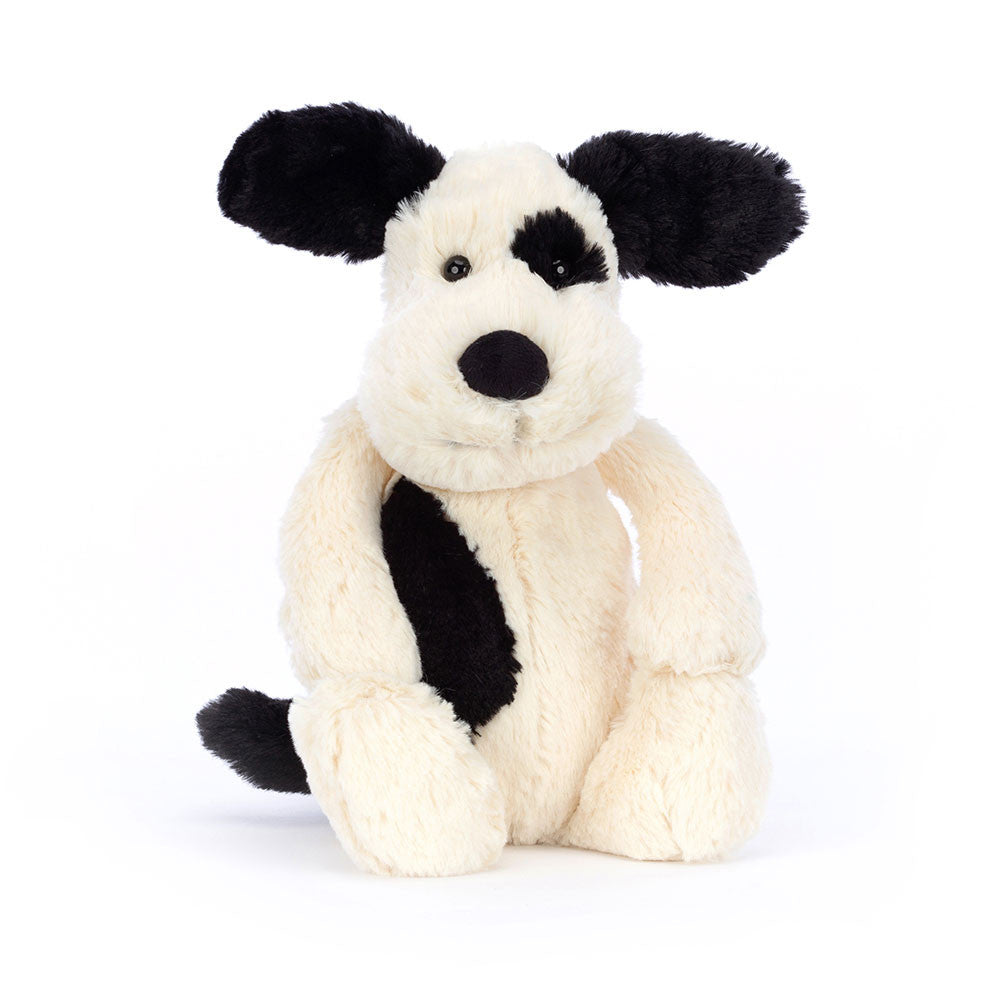 ジェリーキャット Bashful Puppy Black & Cream 新品 Bashful Black and Cream Puppy by Jellycat