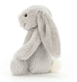 Bashful Silver Bunny Original (Medium) by Jellycat stylish kids outfit collection
