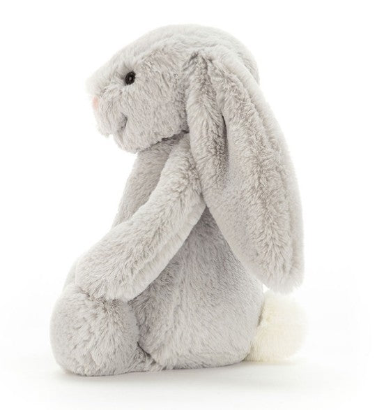 Bashful Silver Bunny Original (Medium) by Jellycat stylish kids outfit collection