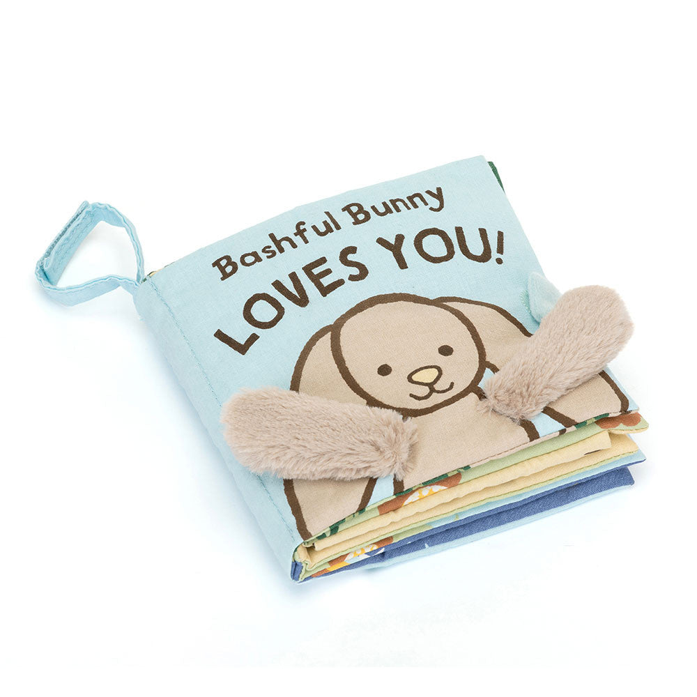 Bashful Bunny Loves You Book by Jellycat