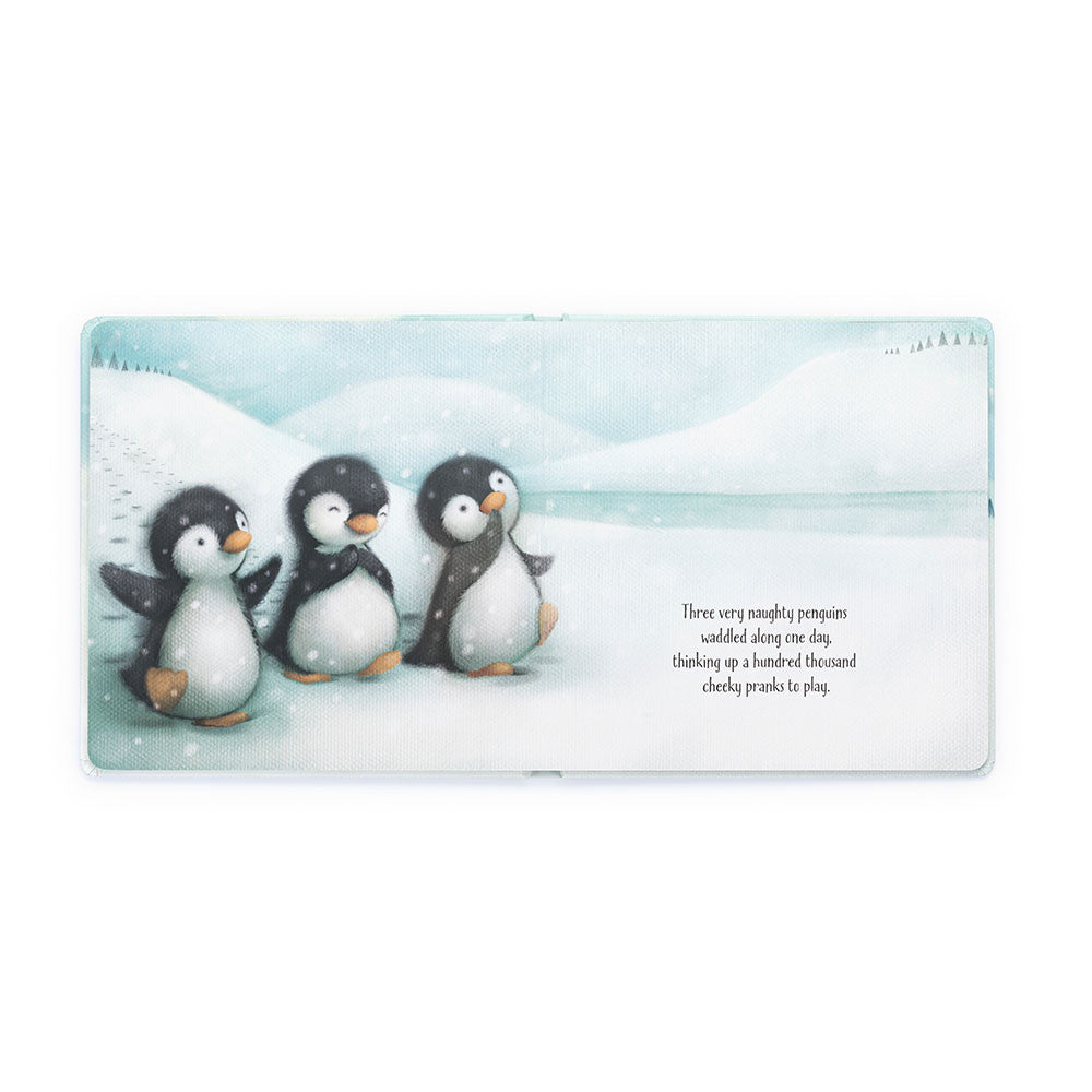 Naughty Penguins Book by Jellycat dress for girls premium quality