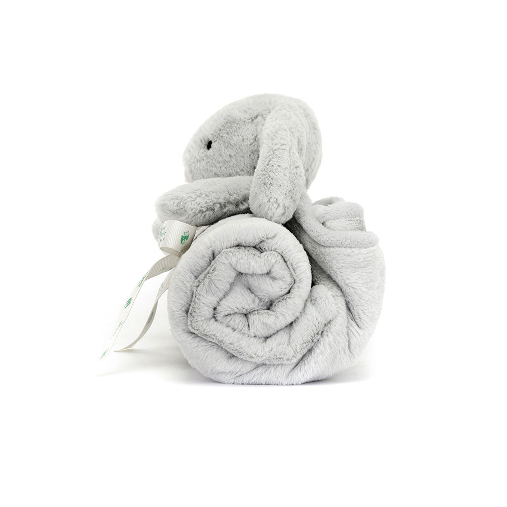 Buy Bashful Silver Grey Bunny Blankie by Jellycat kids clothing online