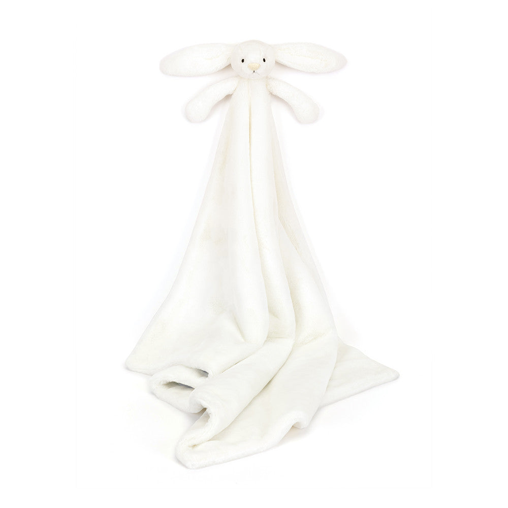 Bashful Luxe Bunny Luna White Blankie by Jellycat