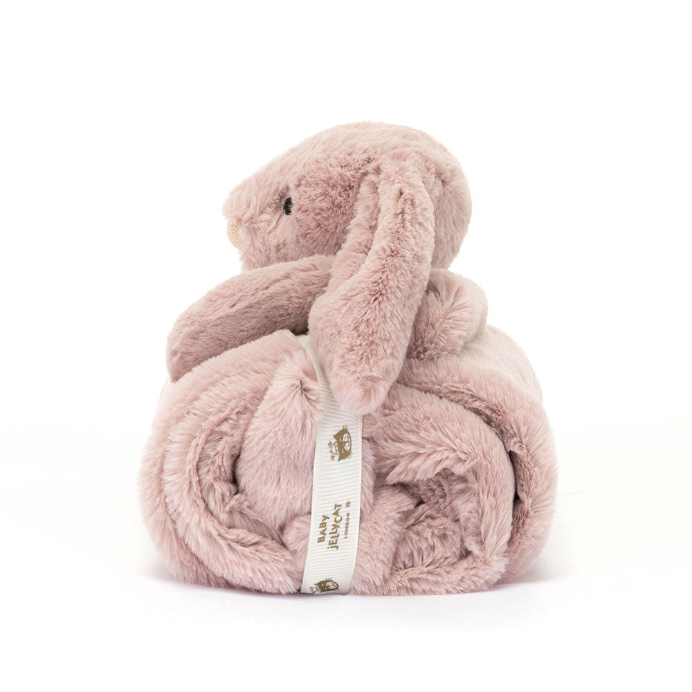 Bashful Luxe Bunny Rosa Pink Blankie by Jellycat stylish kids outfit collection