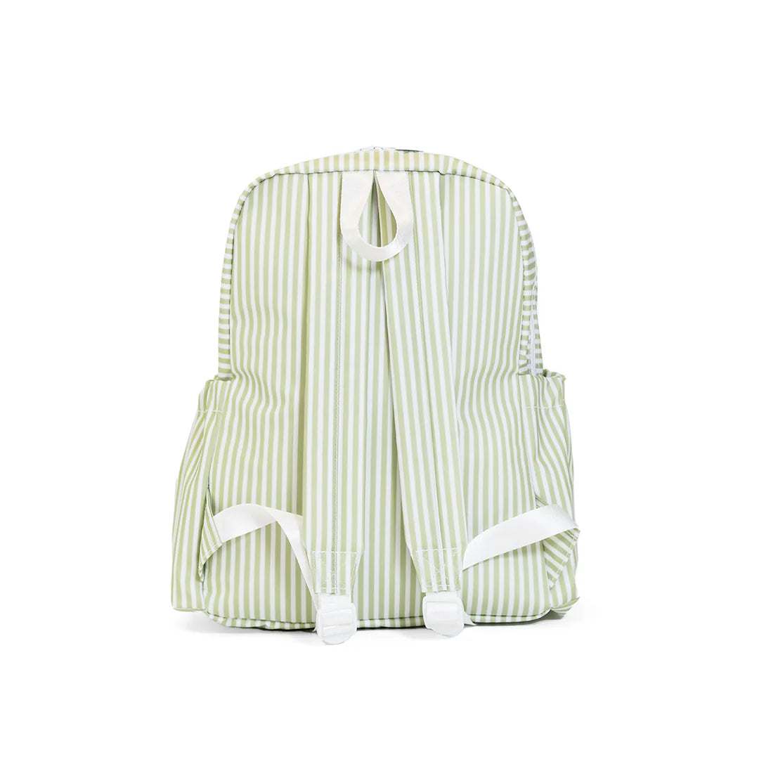 Buy Backpacker Pimlico Stripe Sage by TRVL Design kids clothing online