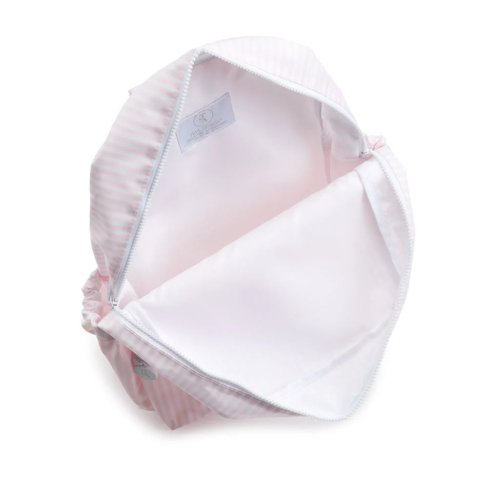 Buy Backpacker Pimlico Stripe Light Pink by TRVL Design kids clothing online