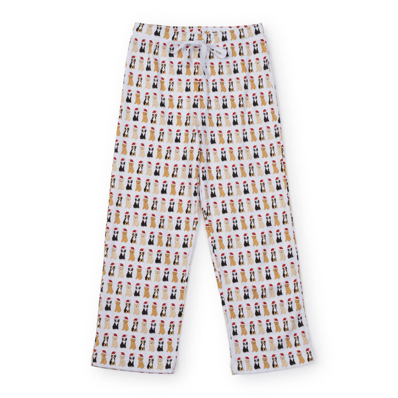 SALE Beckett Boys' Pima Cotton Hangout Pant - Christmas Pups