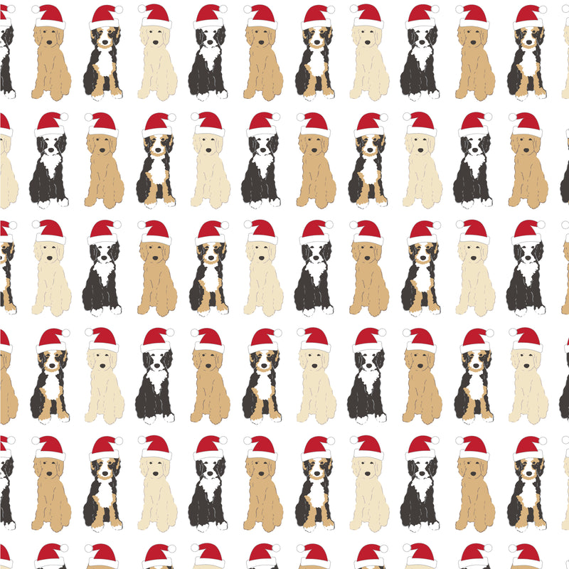 SALE Berkeley Girls' Pima Cotton Shirt Dress - Christmas Pups