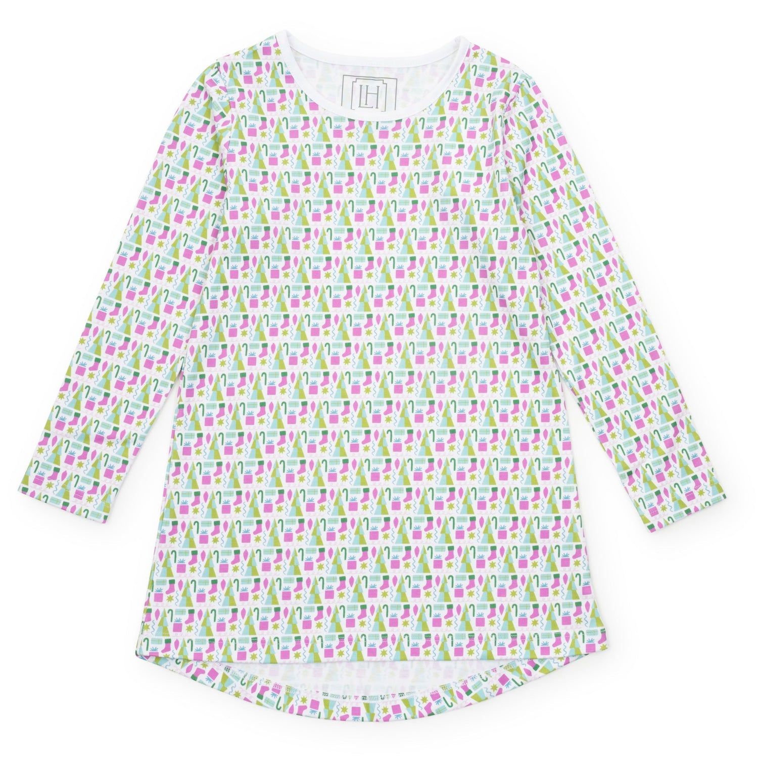 Berkeley Girls' Shirt Dress Mod Holiday Pink