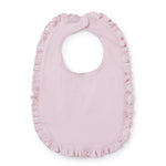 Everyday Ruffled Edge Pima Cotton Bib - Light Pink (Past Season) Kidswear