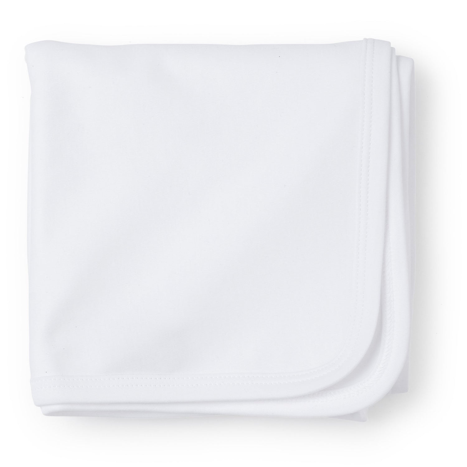 Plain Edge Pima Cotton Blanket White